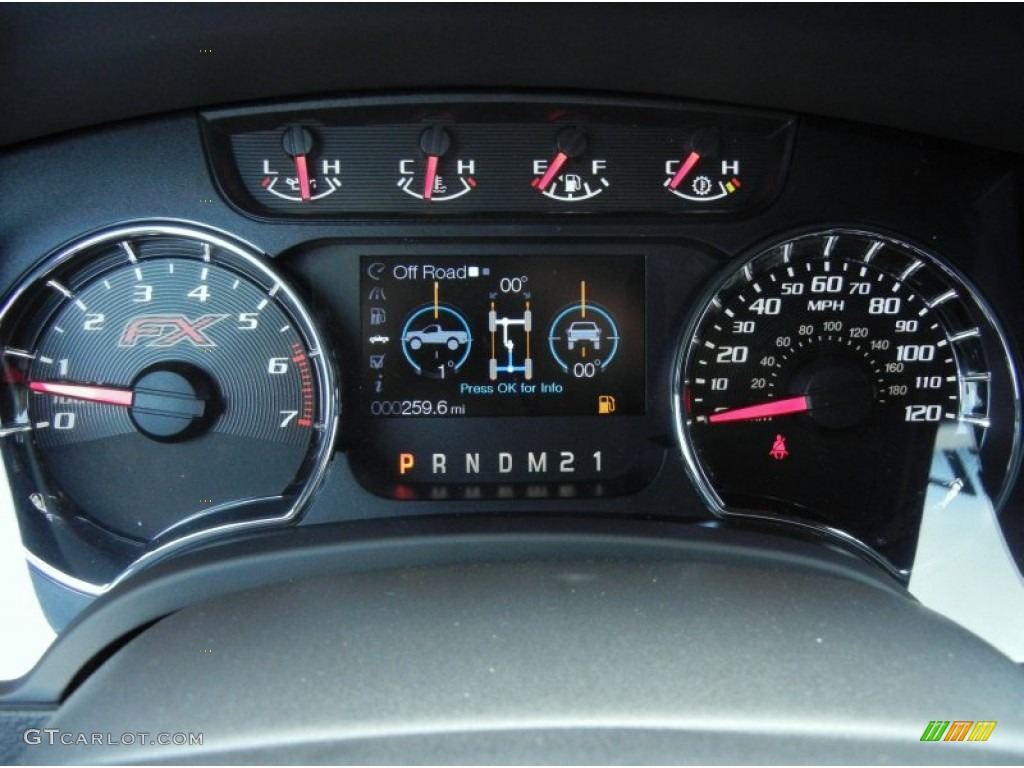 2012 Ford F150 FX2 SuperCrew Gauges Photo #67588942