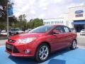 2012 Red Candy Metallic Ford Focus SEL Sedan  photo #1