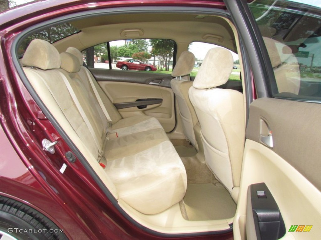 2010 Honda Accord LX-P Sedan Rear Seat Photos