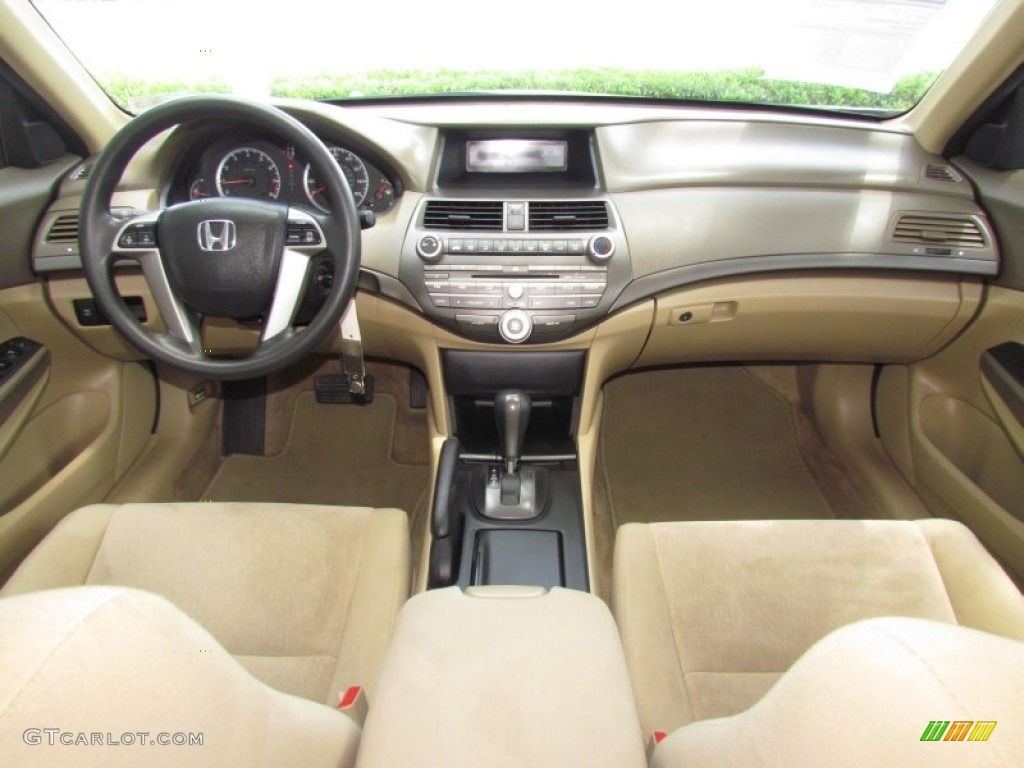2010 Honda Accord LX-P Sedan Ivory Dashboard Photo #67590184
