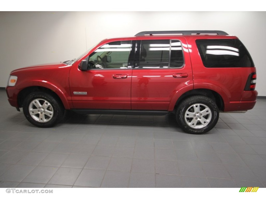 Redfire Metallic 2008 Ford Explorer XLT Exterior Photo #67594272