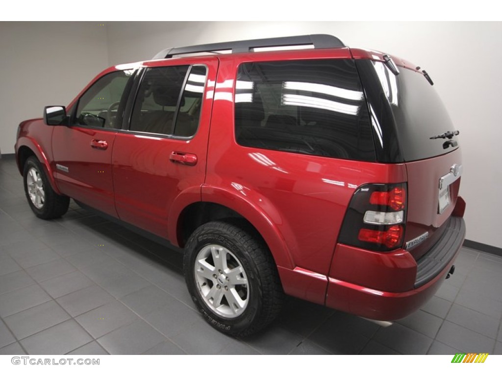 Redfire Metallic 2008 Ford Explorer XLT Exterior Photo #67594299