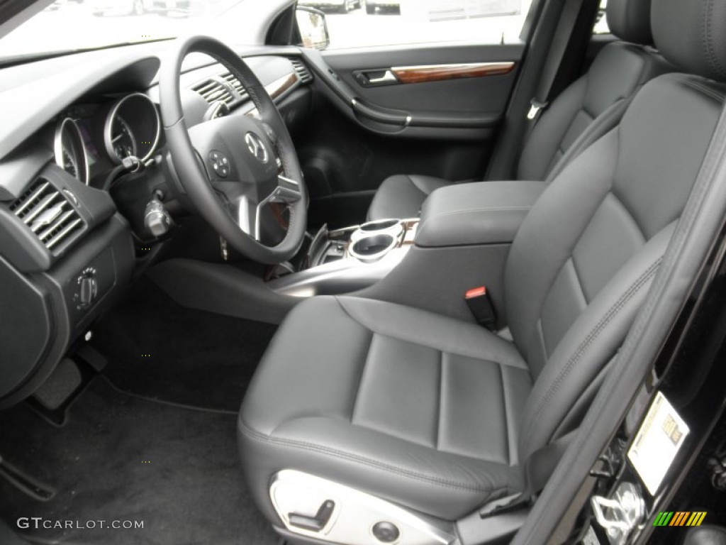 Black Interior 2012 Mercedes-Benz R 350 BlueTEC 4Matic Photo #67594662