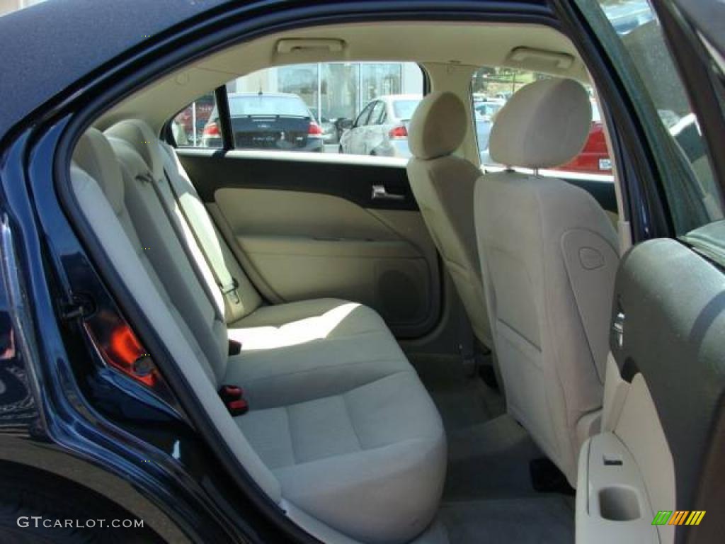 2008 Fusion SE V6 - Dark Blue Ink Metallic / Medium Light Stone photo #16