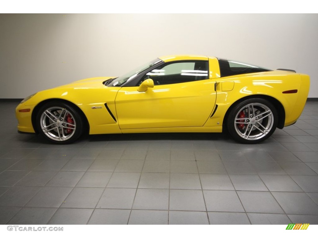 Velocity Yellow 2007 Chevrolet Corvette Z06 Exterior Photo #67595391