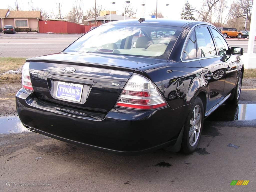 2008 Taurus SEL - Dark Ink Blue Metallic / Medium Light Stone photo #4