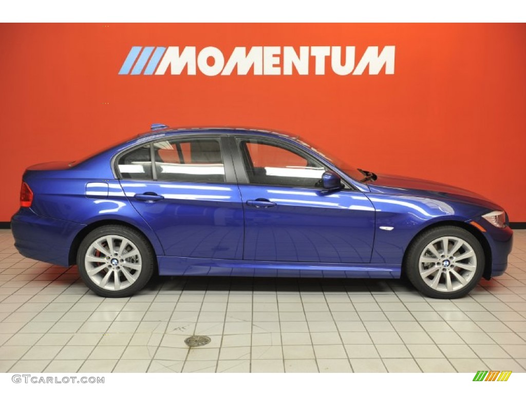 2011 3 Series 328i Sedan - Montego Blue Metallic / Black photo #4