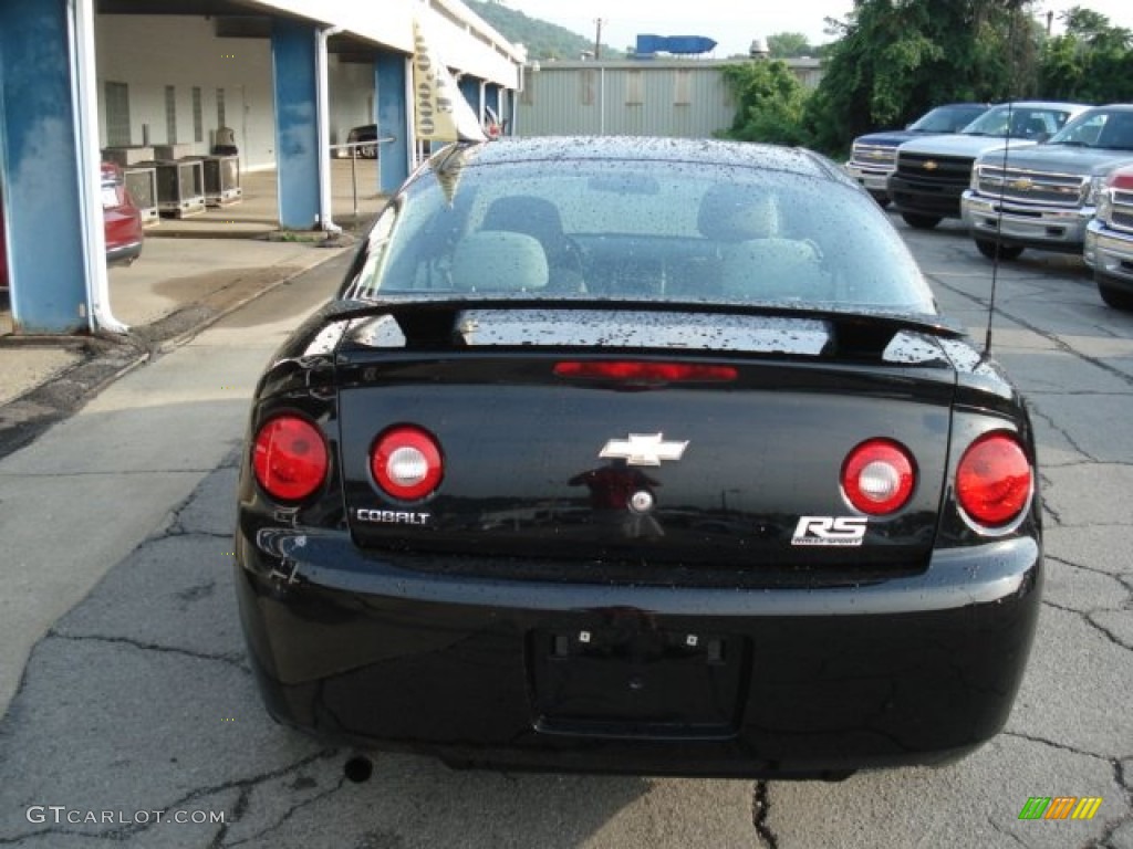 2007 Cobalt LS Coupe - Black / Gray photo #7