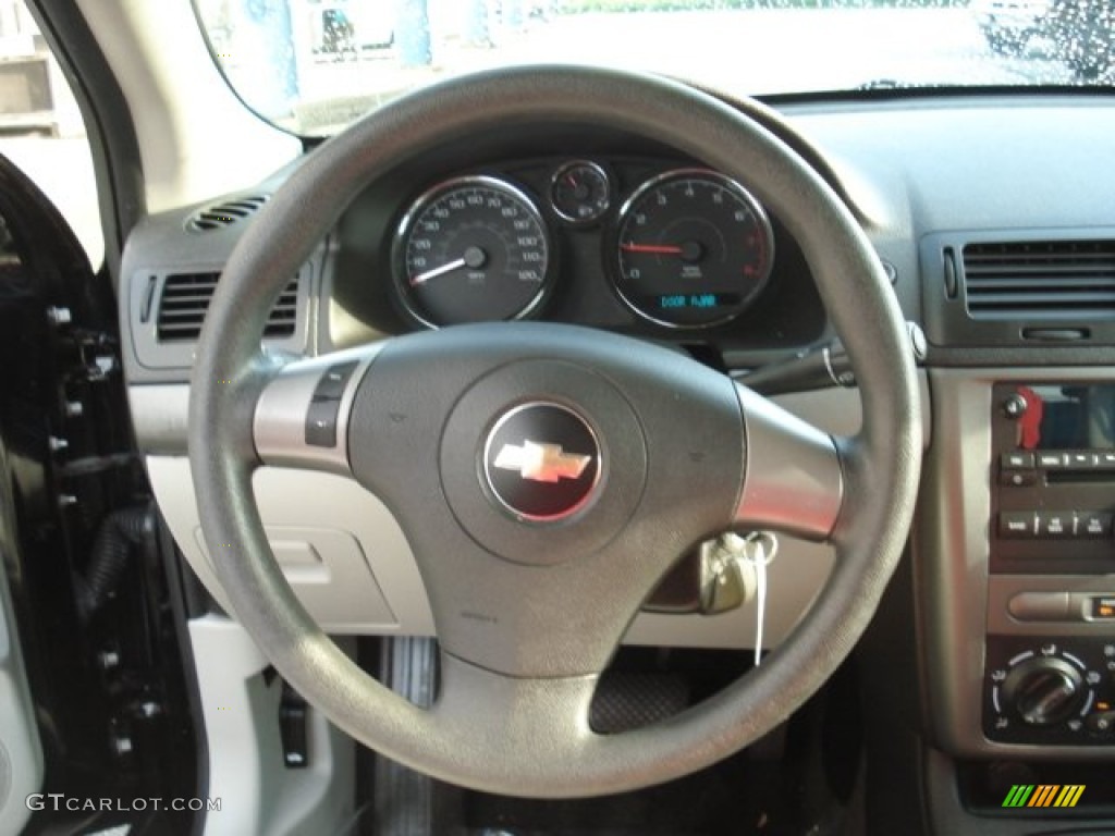 2007 Cobalt LS Coupe - Black / Gray photo #22