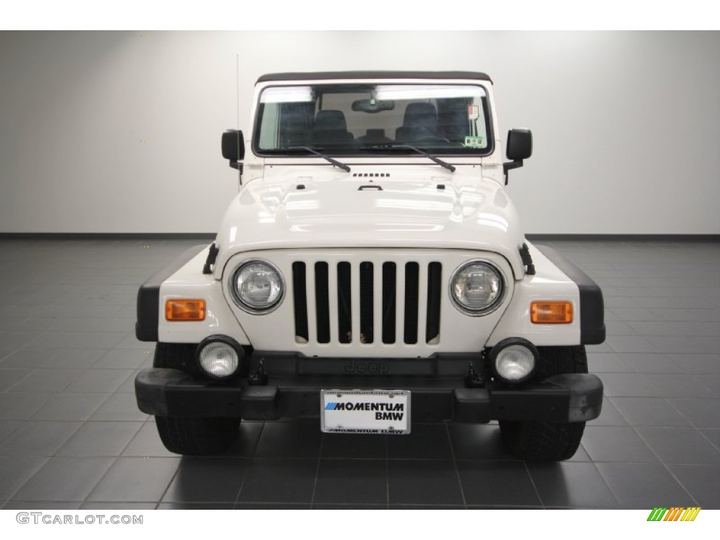2004 Wrangler Rubicon 4x4 - Stone White / Dark Slate Gray photo #6