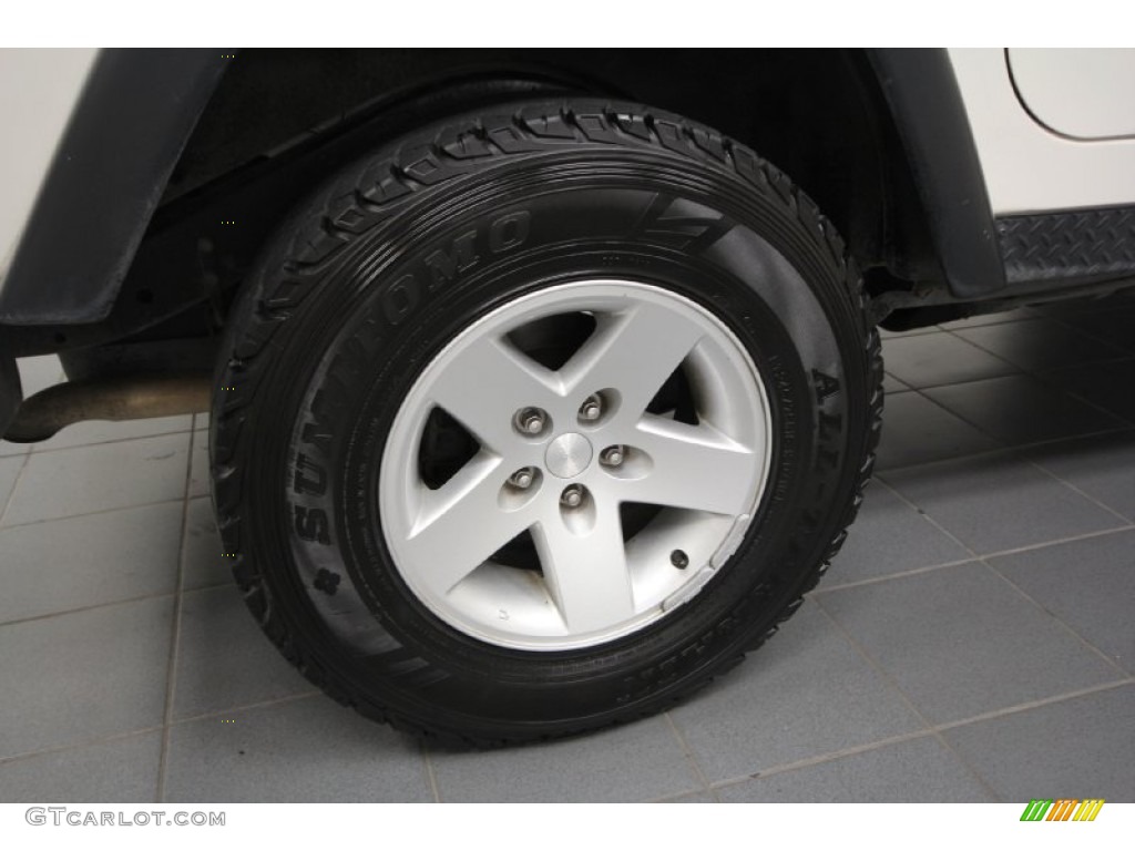 2004 Wrangler Rubicon 4x4 - Stone White / Dark Slate Gray photo #11