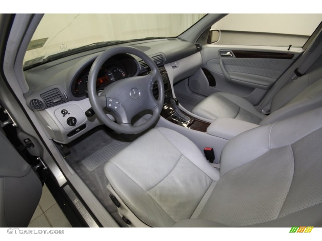 2001 C 240 Sedan - Brilliant Silver Metallic / Ash photo #12