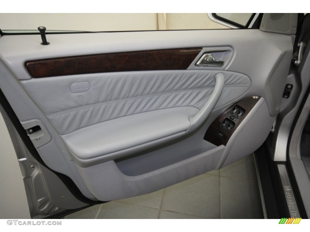 2001 C 240 Sedan - Brilliant Silver Metallic / Ash photo #14