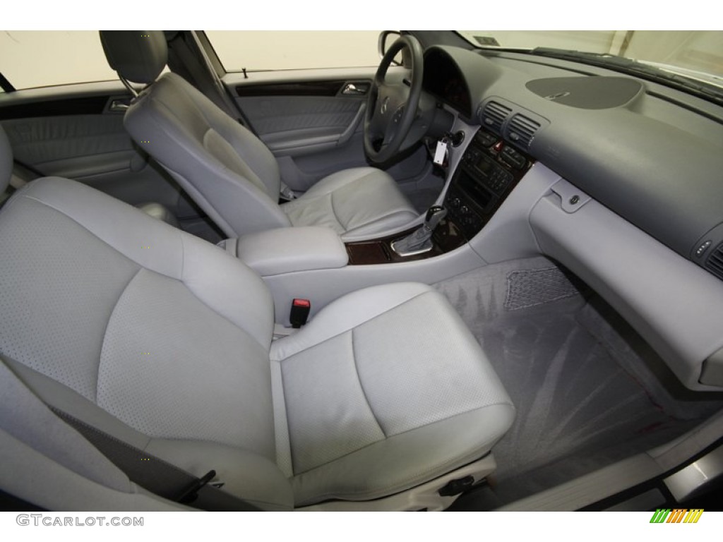 2001 C 240 Sedan - Brilliant Silver Metallic / Ash photo #34