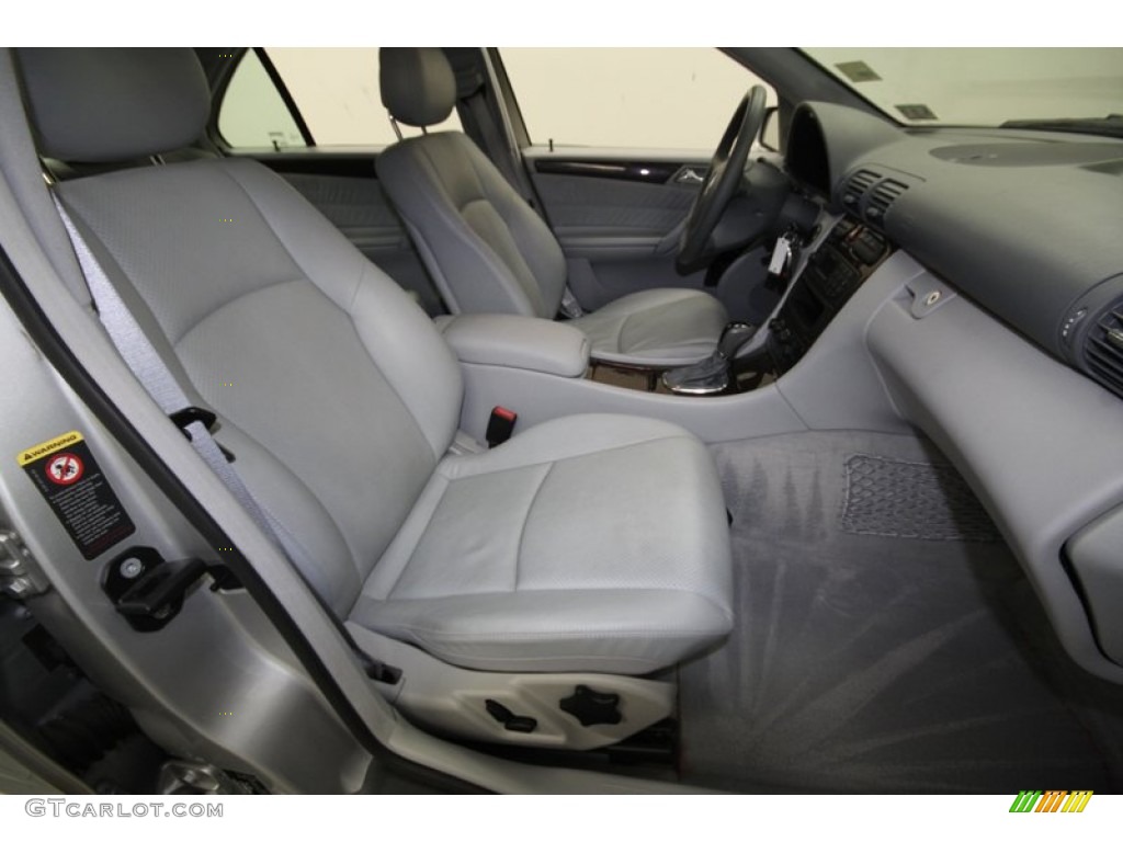 2001 C 240 Sedan - Brilliant Silver Metallic / Ash photo #37