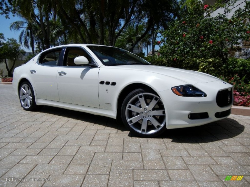 Bianco Eldorado (White) 2011 Maserati Quattroporte S Exterior Photo #67598754