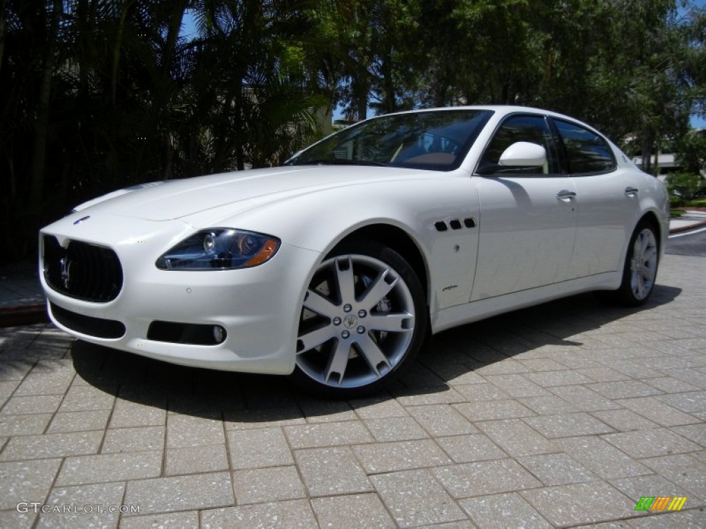 Bianco Eldorado (White) 2011 Maserati Quattroporte S Exterior Photo #67598772