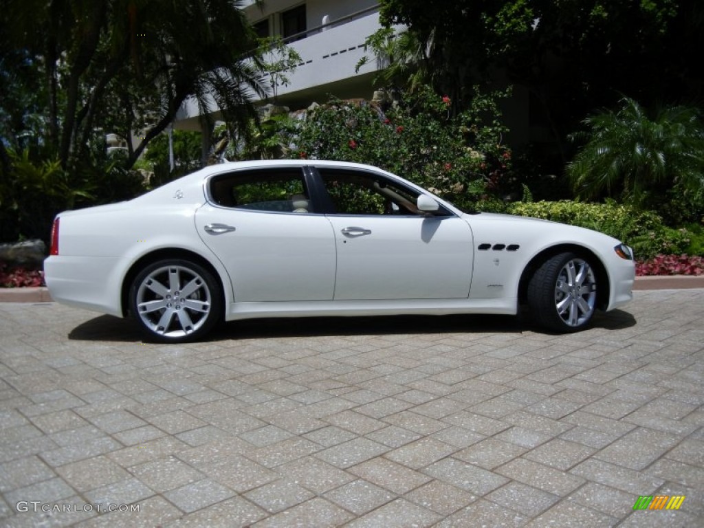 Bianco Eldorado (White) 2011 Maserati Quattroporte S Exterior Photo #67598793