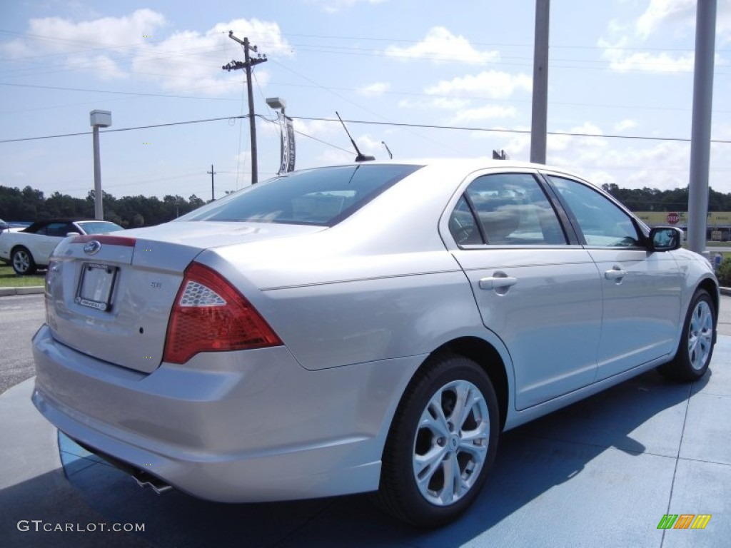 2012 Fusion SE - Ingot Silver Metallic / Charcoal Black photo #3