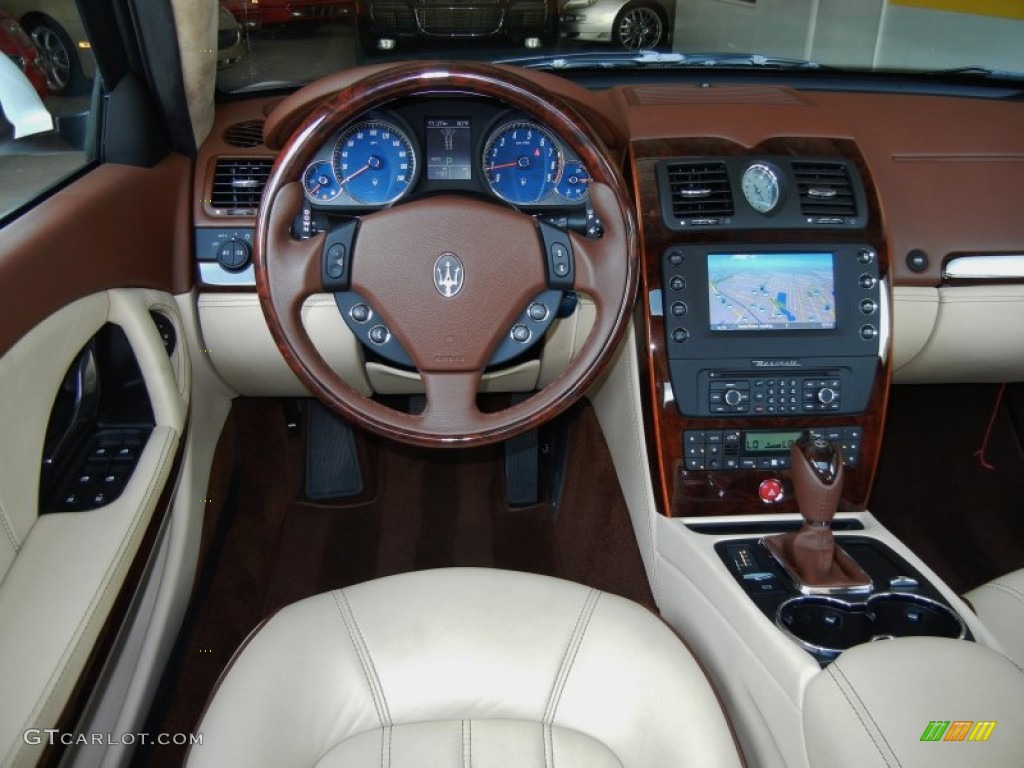 2011 Maserati Quattroporte S Sabbia Dashboard Photo #67598991