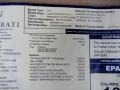 2011 Maserati Quattroporte S Window Sticker