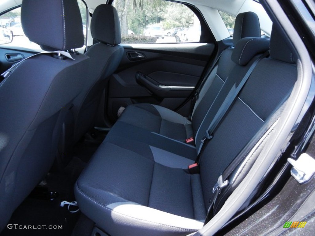 Charcoal Black Interior 2012 Ford Focus SE SFE Sedan Photo #67599210