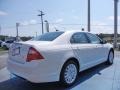 2012 White Platinum Tri-Coat Ford Fusion Hybrid  photo #3