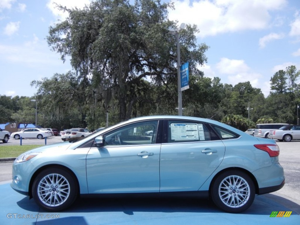 Frosted Glass Metallic 2012 Ford Focus SEL Sedan Exterior Photo #67599732