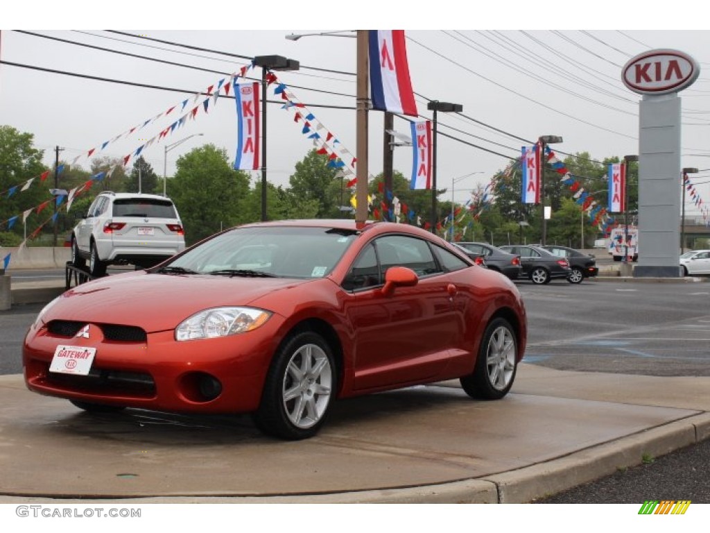 2007 Eclipse SE Coupe - Sunset Pearlescent / Dark Charcoal photo #1