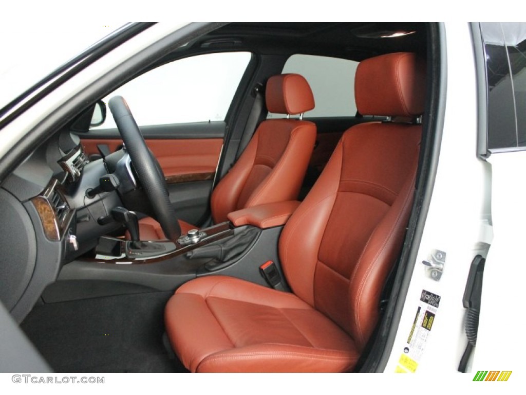 Chestnut Brown Dakota Leather Interior 2009 BMW 3 Series 335i Sedan Photo #67600779