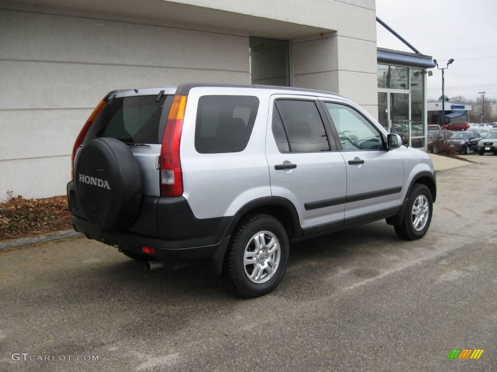 2002 CR-V EX 4WD - Satin Silver Metallic / Black photo #7