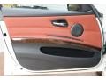 Chestnut Brown Dakota Leather Door Panel Photo for 2009 BMW 3 Series #67600839