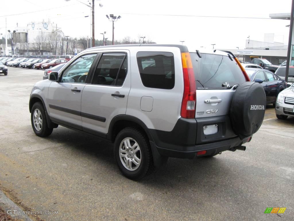 2002 CR-V EX 4WD - Satin Silver Metallic / Black photo #9