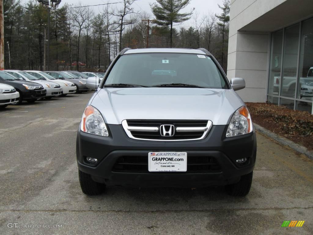 2002 CR-V EX 4WD - Satin Silver Metallic / Black photo #11