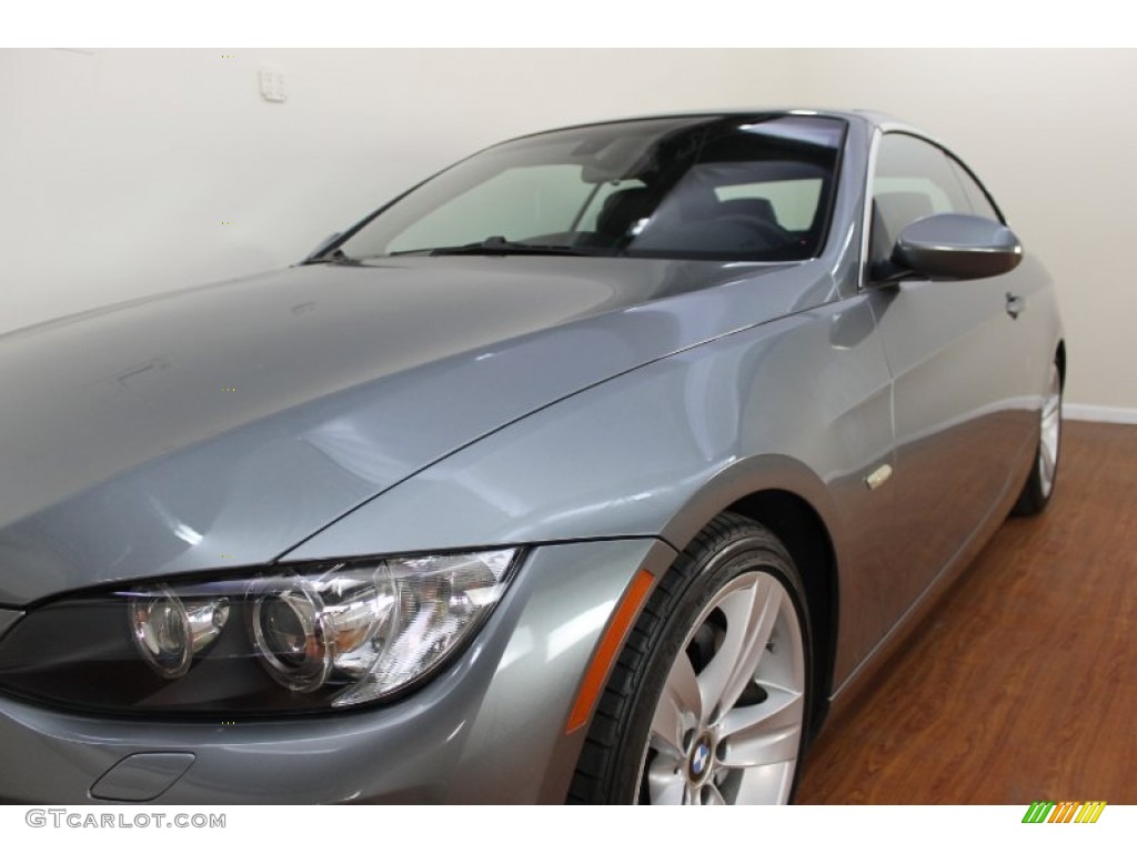 2008 3 Series 335i Convertible - Space Grey Metallic / Black photo #16