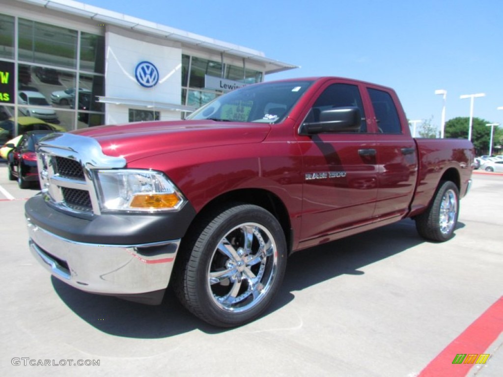 Deep Cherry Red Crystal Pearl Dodge Ram 1500