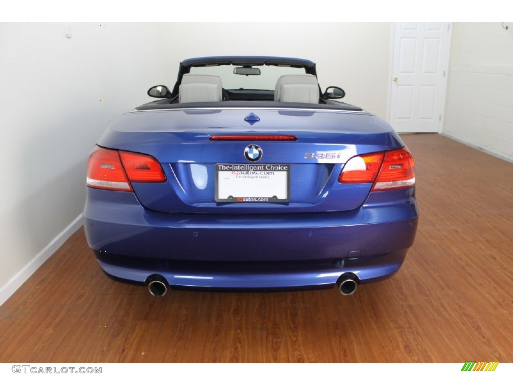 2009 3 Series 335i Convertible - Montego Blue Metallic / Grey photo #14