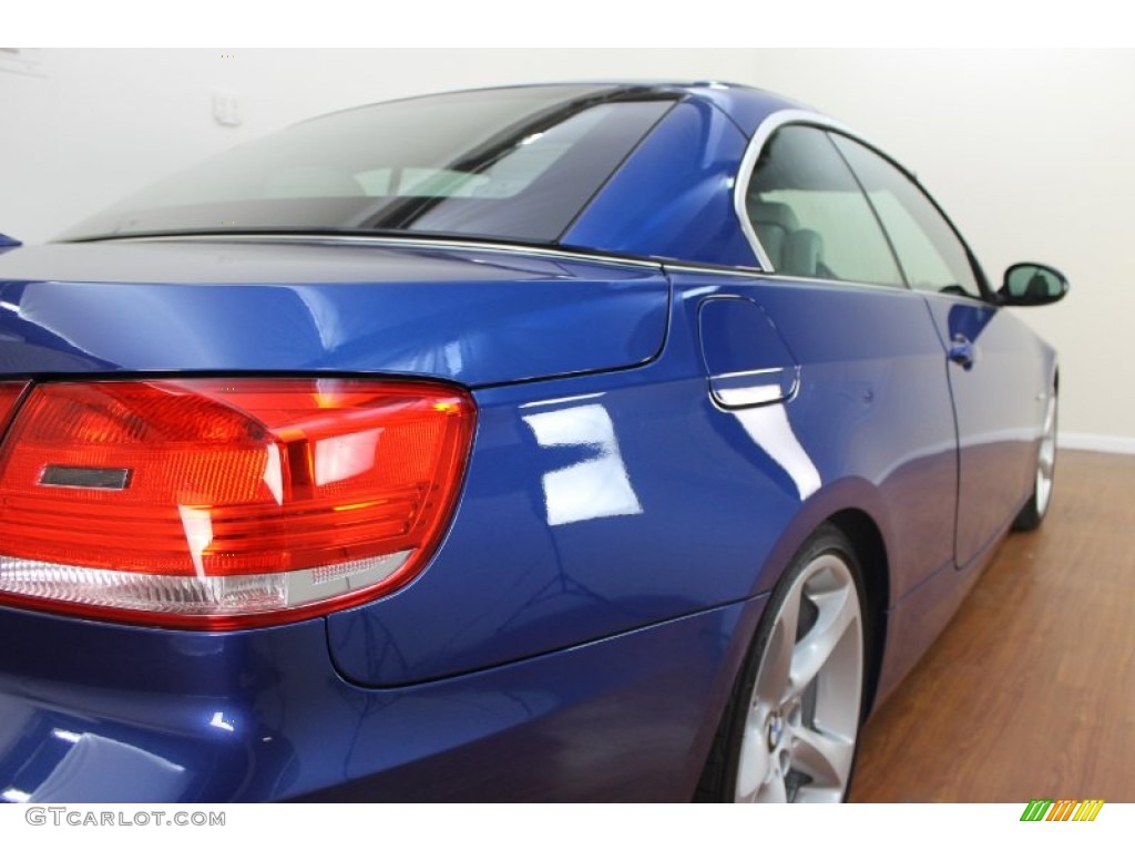 2009 3 Series 335i Convertible - Montego Blue Metallic / Grey photo #17