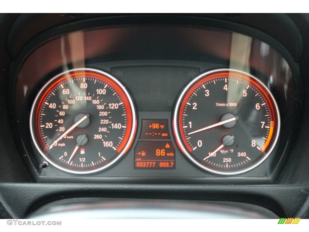 2009 BMW 3 Series 335i Convertible Gauges Photo #67602224