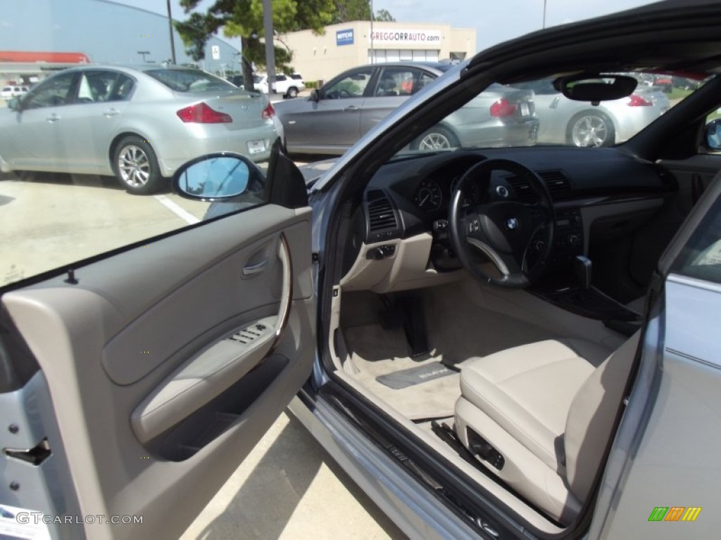 2008 1 Series 128i Convertible - Blue Water Metallic / Taupe photo #12