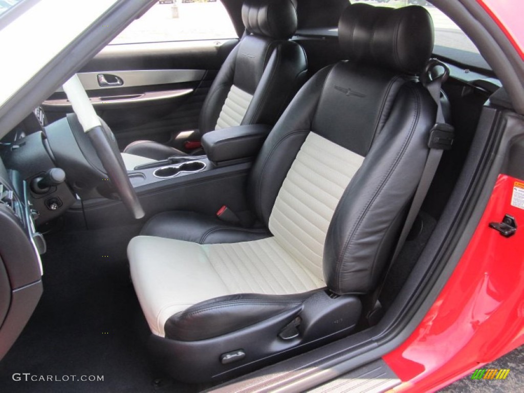Black Ink/Whisper White Interior 2003 Ford Thunderbird Premium Roadster Photo #67603983