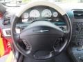 2003 Ford Thunderbird Black Ink/Whisper White Interior Steering Wheel Photo