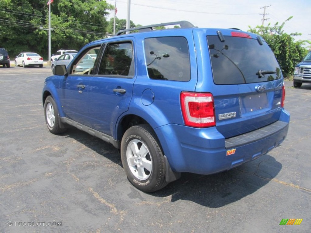 2009 Escape XLT V6 4WD - Sport Blue Metallic / Camel photo #3