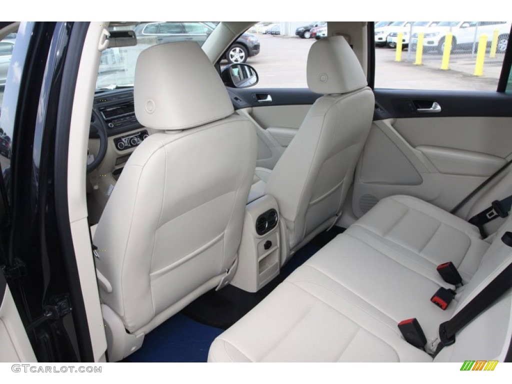 2012 Tiguan LE - Deep Black Metallic / Beige photo #13