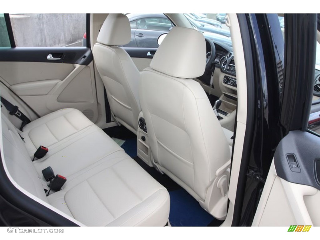 2012 Tiguan LE - Deep Black Metallic / Beige photo #20