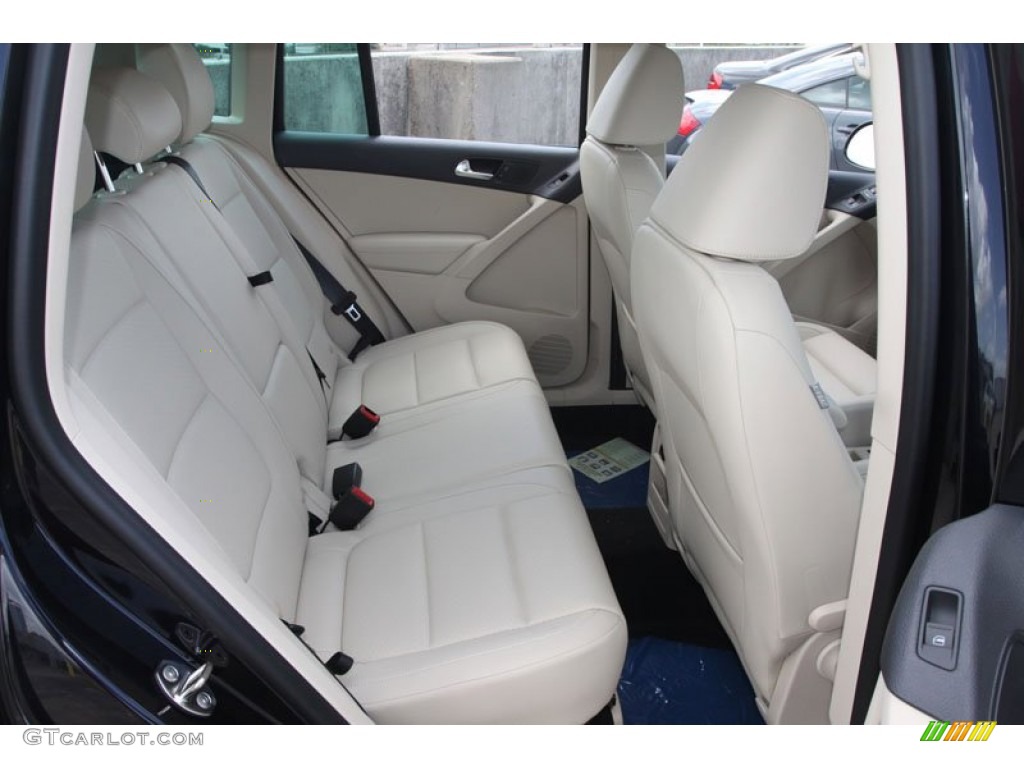 2012 Tiguan LE - Deep Black Metallic / Beige photo #21