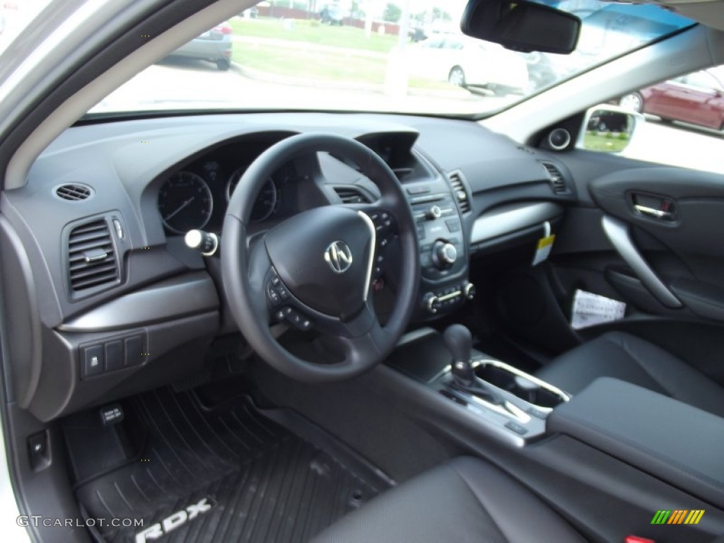Ebony Interior 2013 Acura RDX AWD Photo #67604565