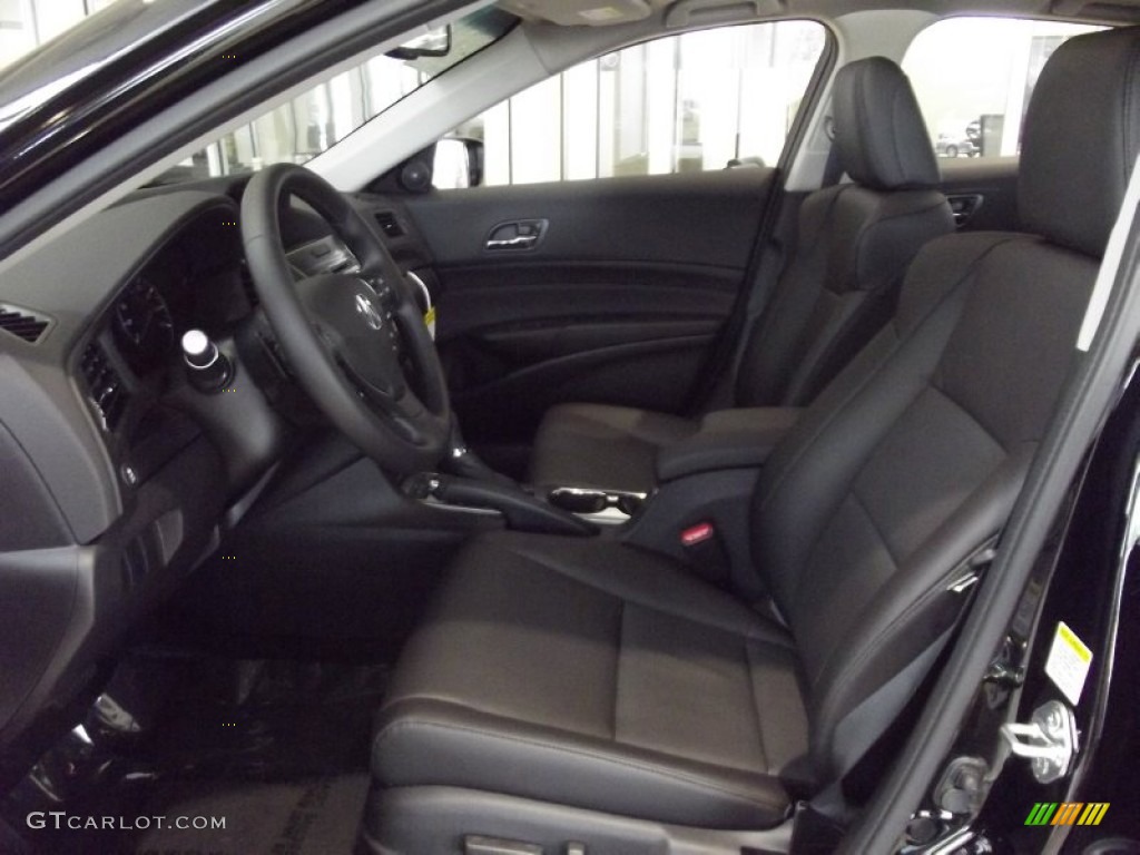 Ebony Interior 2013 Acura ILX 2.0L Premium Photo #67605009