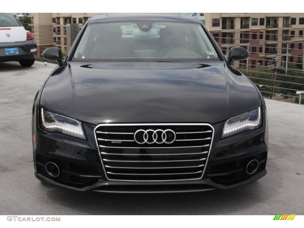 Brilliant Black 2012 Audi A7 3.0T quattro Premium Exterior Photo #67605324