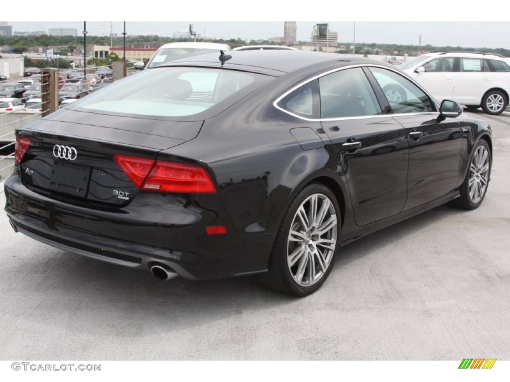 Brilliant Black 2012 Audi A7 3.0T quattro Premium Exterior Photo #67605379